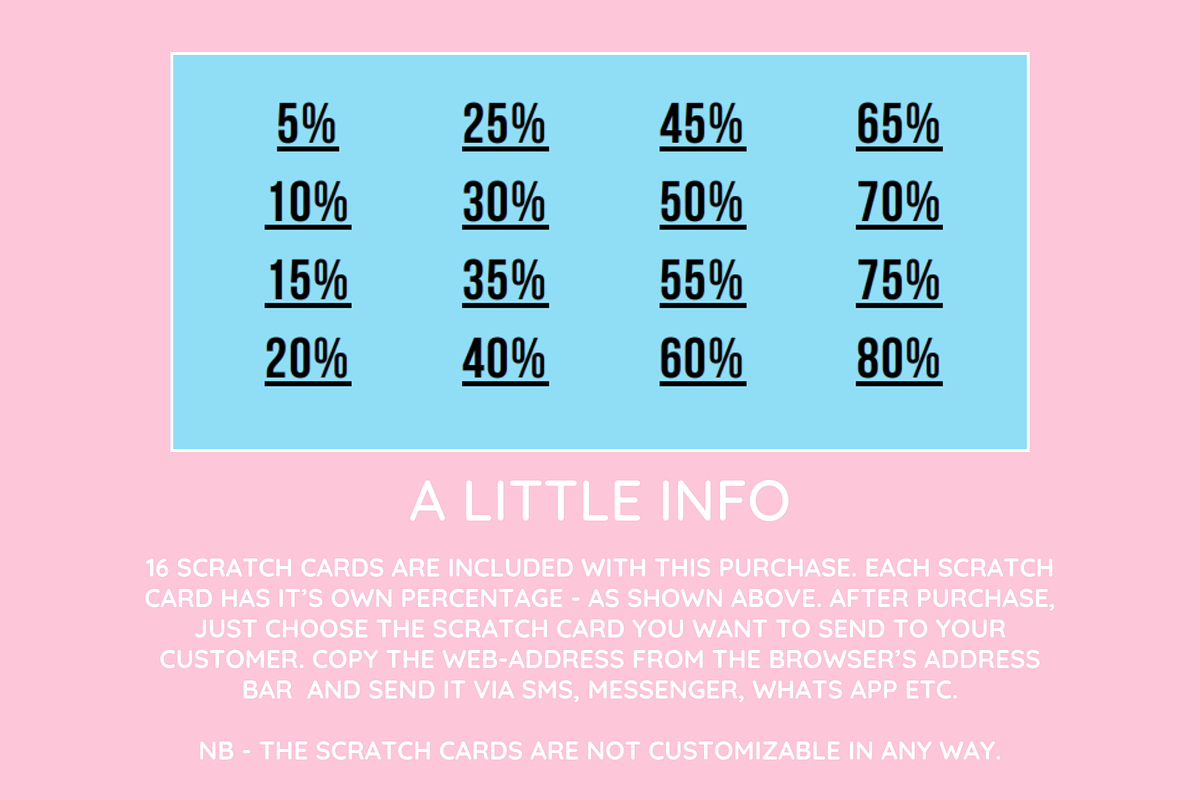 Customer Coupon Reveal Scratch Card, a Social Media Template by SunshineStudioBoutique (Photo 6 of 9)