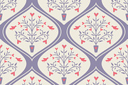 Tree of life and lattice, a Pattern Graphic by elyomys (Thumbnail 1 of 4)