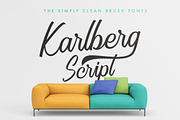Karlberg Script, a Script Font by Adam Fathony (Thumbnail 1 of 11)