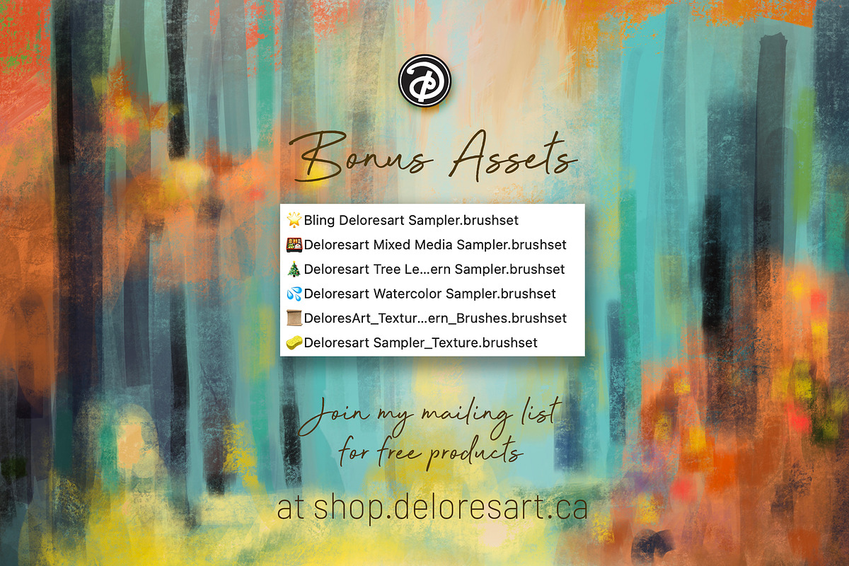 Pastel Mega Brush Set for Procreate, a Brushes & More by DeloresArt (Photo 12 of 12)