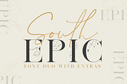 South Epic Dream Font Duo + Logos, a Serif Font by SNIPESCIENTIST (Thumbnail 1 of 32)