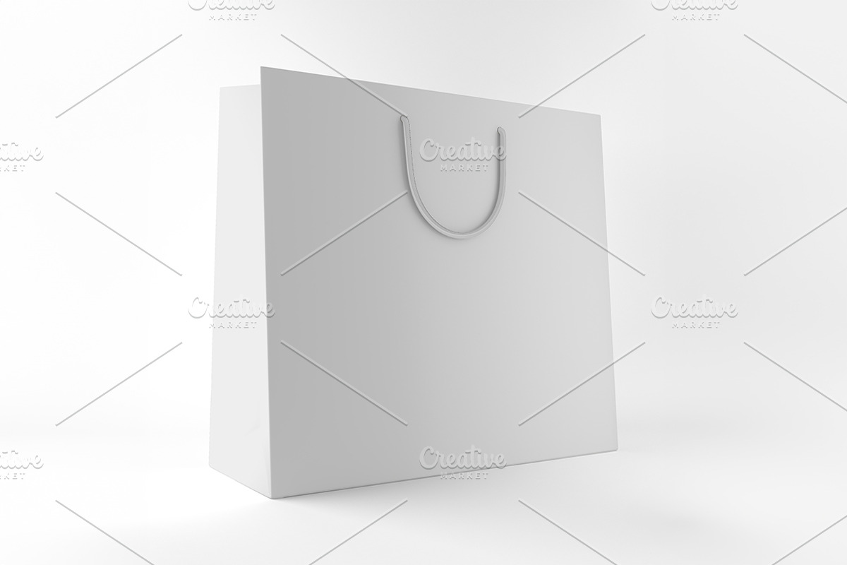 Square Bag Mockup, a Packaging Mockup by Qaleb Studio (Photo 2 of 2)