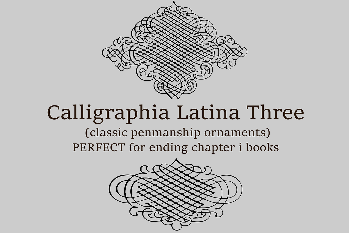 Calligraphia Latina Three, a Symbol Font by Intellecta Design (Photo 2 of 3)
