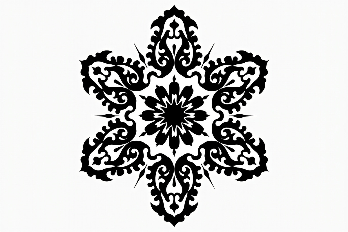 Decorative Mandala Vector Set, an Illustration by hafijul (Photo 5 of 9)