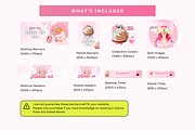 Cute Pink Shopify Shop Web Banners, a Shopify Template by Template Twist Shop (Thumbnail 4 of 5)