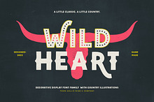 Wildheart | Font Family + Elements