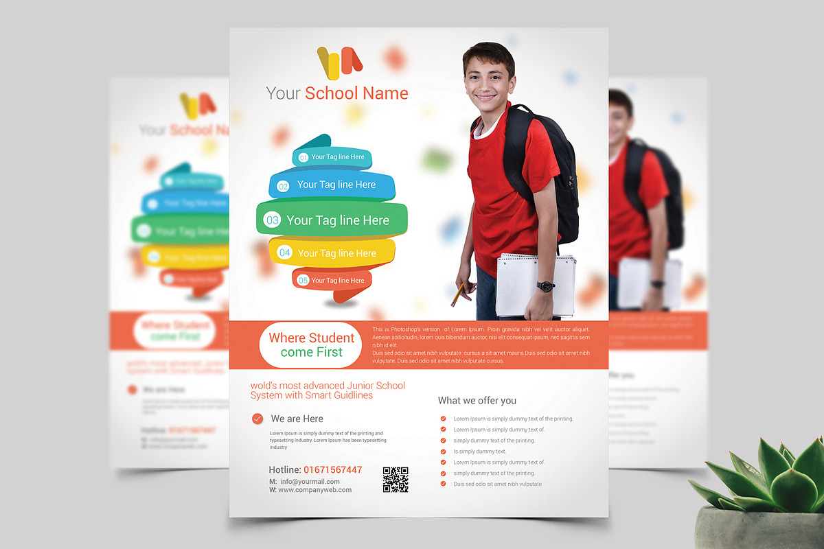 School Flyer Template, a Flyer Template by ideaz_sabbir (Photo 5 of 5)