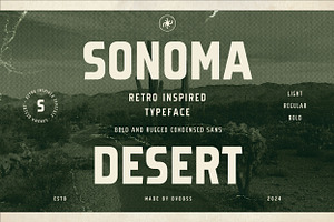 Sonoma Desert Typeface