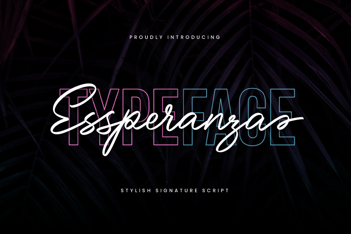 Essperanza Stylish Signature Script, a Script Font by Creatype Studio (Photo 1 of 9)