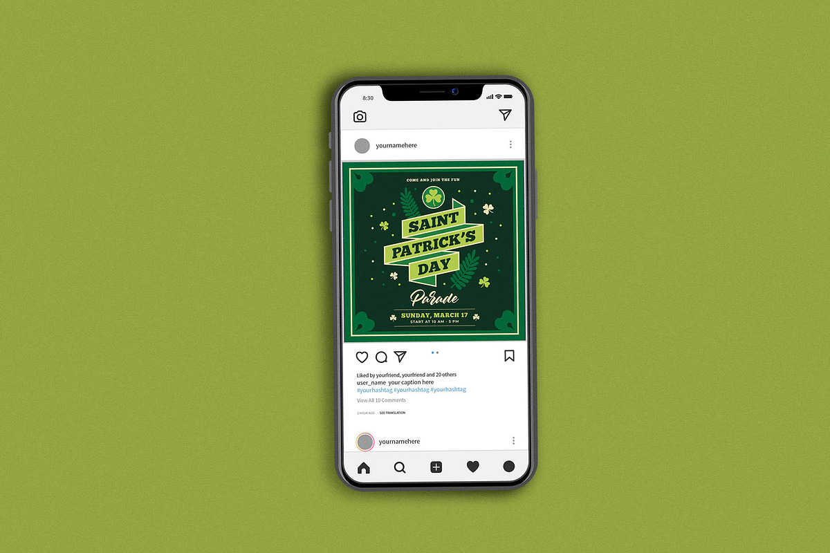 St Patrick's Day Parade, a Flyer Template by Me55enjah Design (Photo 3 of 4)