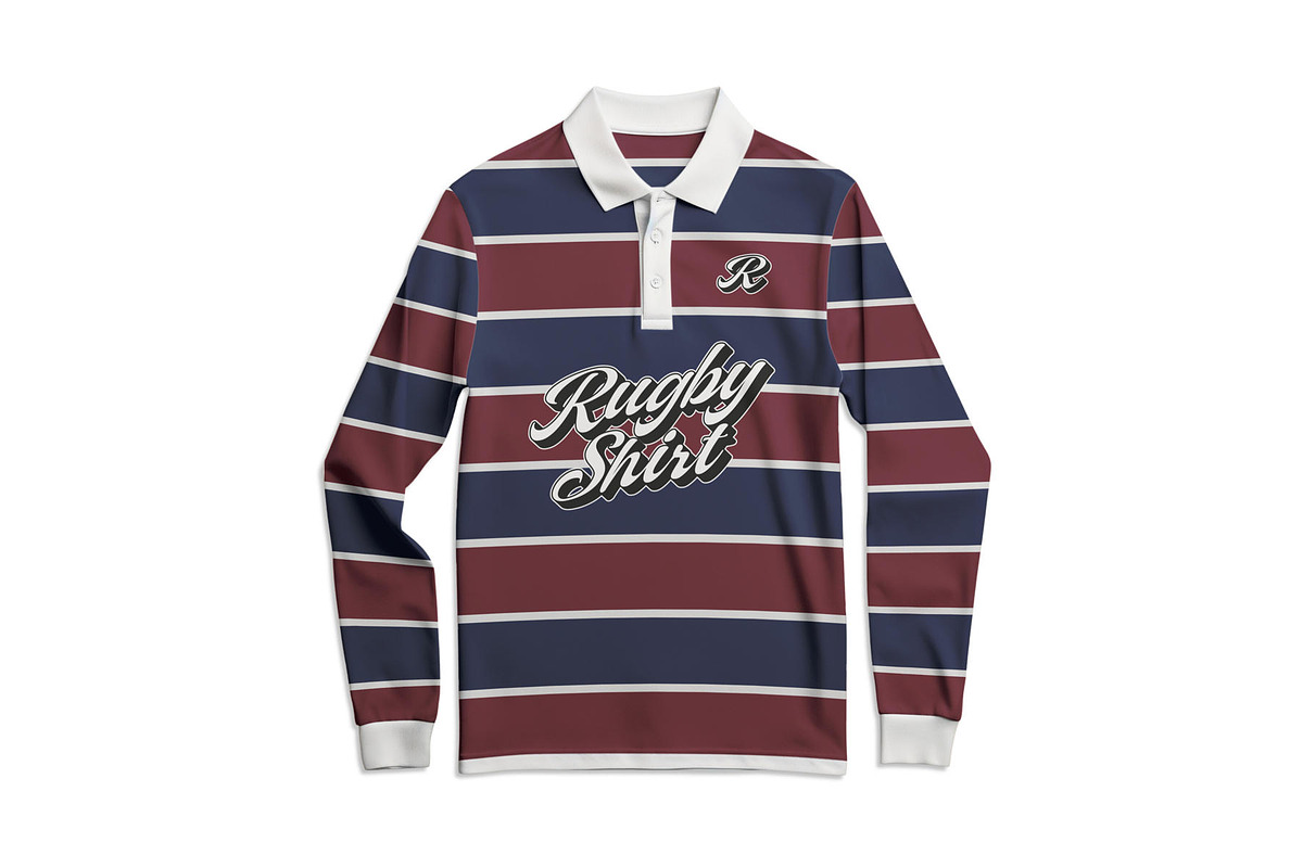 Rugby Shirt Mockup, a Shirt Mockup by sweetmaroon.studio