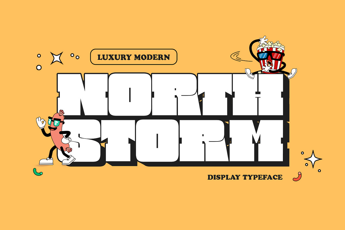 North Storm, a Serif Font by Foxtype (Photo 1 of 6)