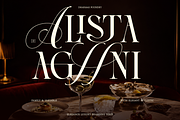 Dh Alista Aghni - 7 Serif Family, a Serif Font by Dharmas Foundry (Thumbnail 1 of 16)