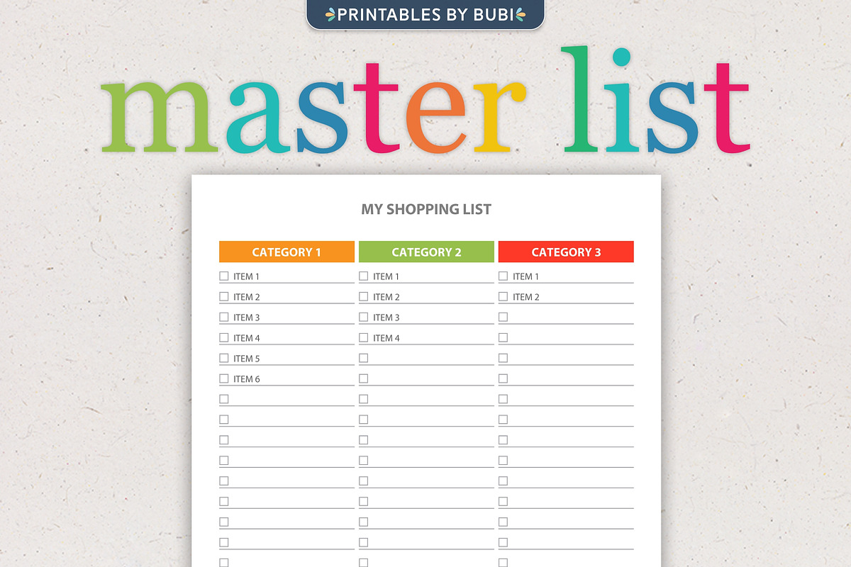 To-Do List Checklist Template, a Stationery Template by Printables by Bubi (Photo 2 of 10)