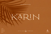 Elegant Karin - Stylish Typeface, a Serif Font by Kaligra.co (Thumbnail 1 of 28)