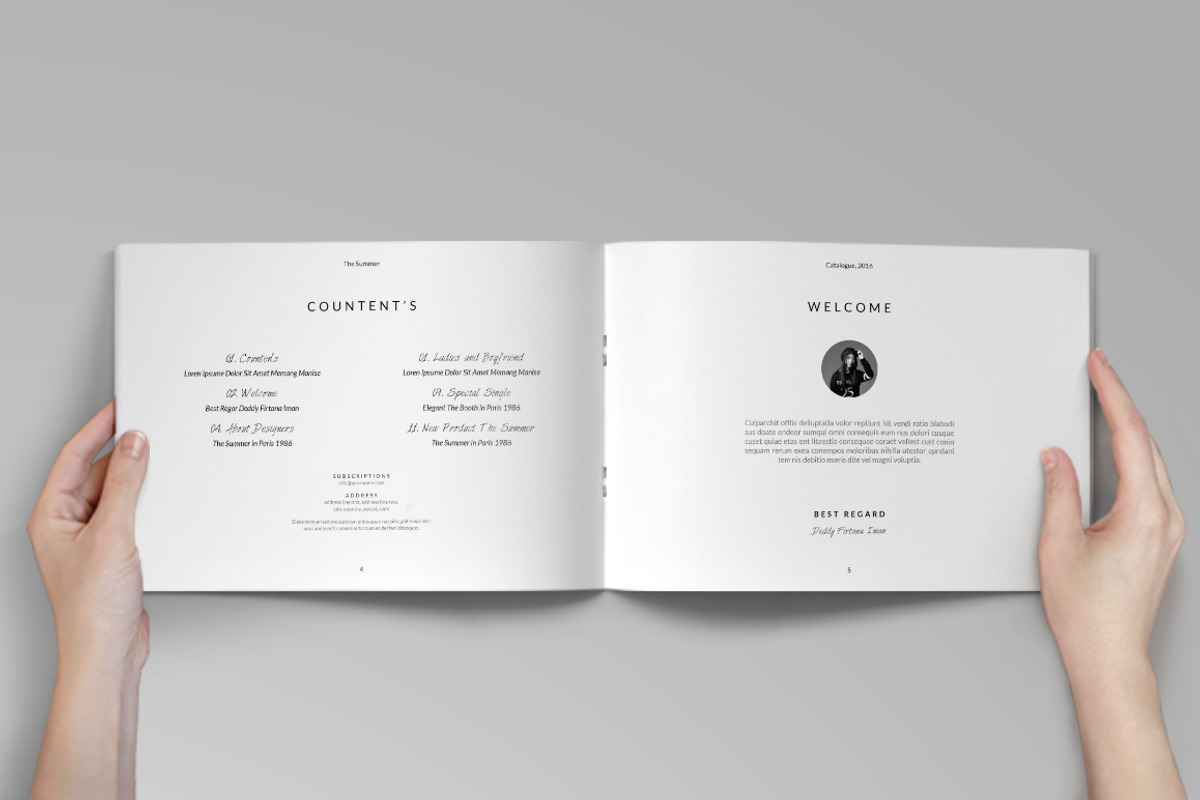 The Summer Catalogue A5, a Brochure Template by Firtana (Photo 3 of 14)