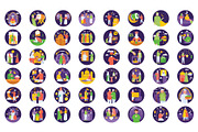 Eid Mubarak Vector Illustrations, a Person Illustration by Vector Portal (Thumbnail 2 of 6)