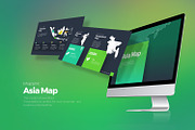 Asia Map Keynote Templates, a Presentation Template by Stock Shape (Thumbnail 1 of 4)