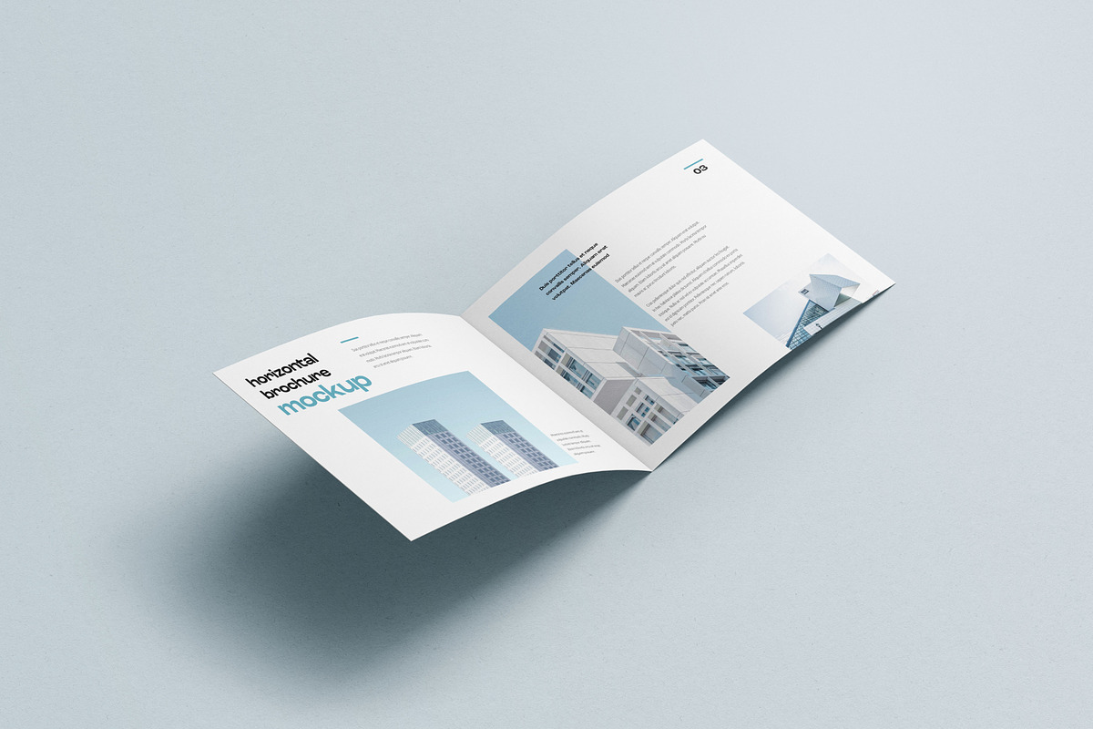 Bifold Horizontal Brochure Mockup, a Print Template by mockupatelier (Photo 5 of 13)