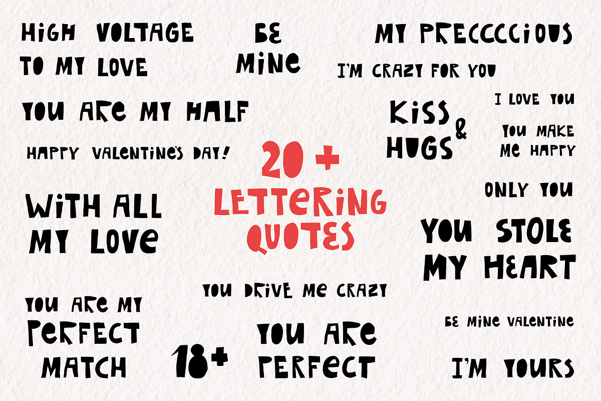 Groovy Valentine clipart collection, a Seasonal Illustration by Paper Cherry (Photo 4 of 21)