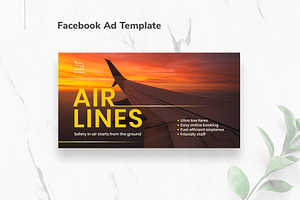 Aviation Airlines Facebook Materials