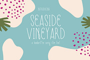 seaside vineyard font, a Script Font by dxxb studio (Thumbnail 1 of 2)