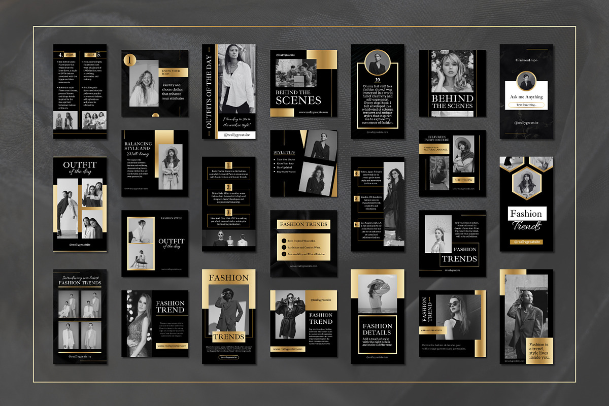 100 Elegant Social Media Templates, a Templates & Theme by TemplateCastleStore (Photo 2 of 10)