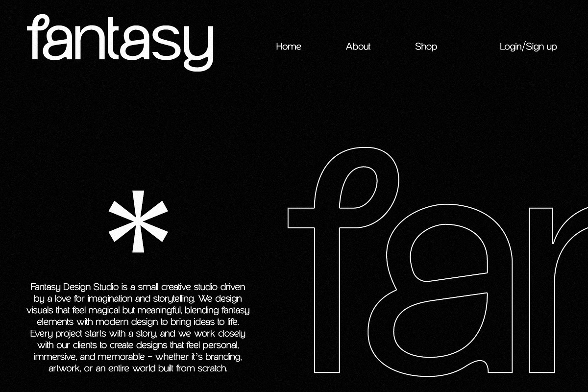 Midnight Fantasy - Unique Sans Serif, a Sans Serif Font by spectertype (Photo 6 of 9)