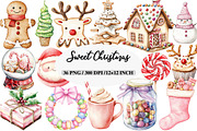 Sweet Christmas Clipart Bundle, an Illustration by Daily.Designs (Thumbnail 1 of 6)