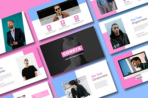 Consta Fashion PowerPoint, a Presentation Template by Overcloud