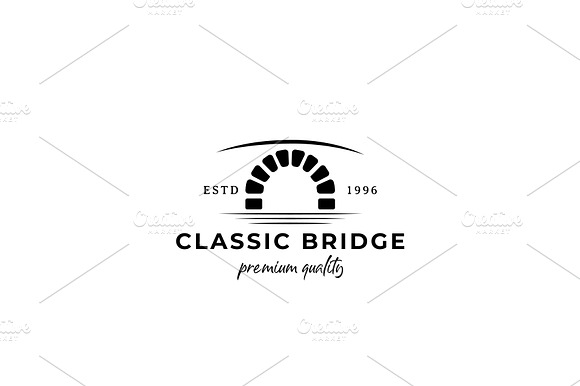 Classic Bridge Logo Design preview 3