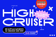 High Cruiser | Modern & Bold Sans, a Sans Serif Font by TypeFairy (Thumbnail 1 of 10)
