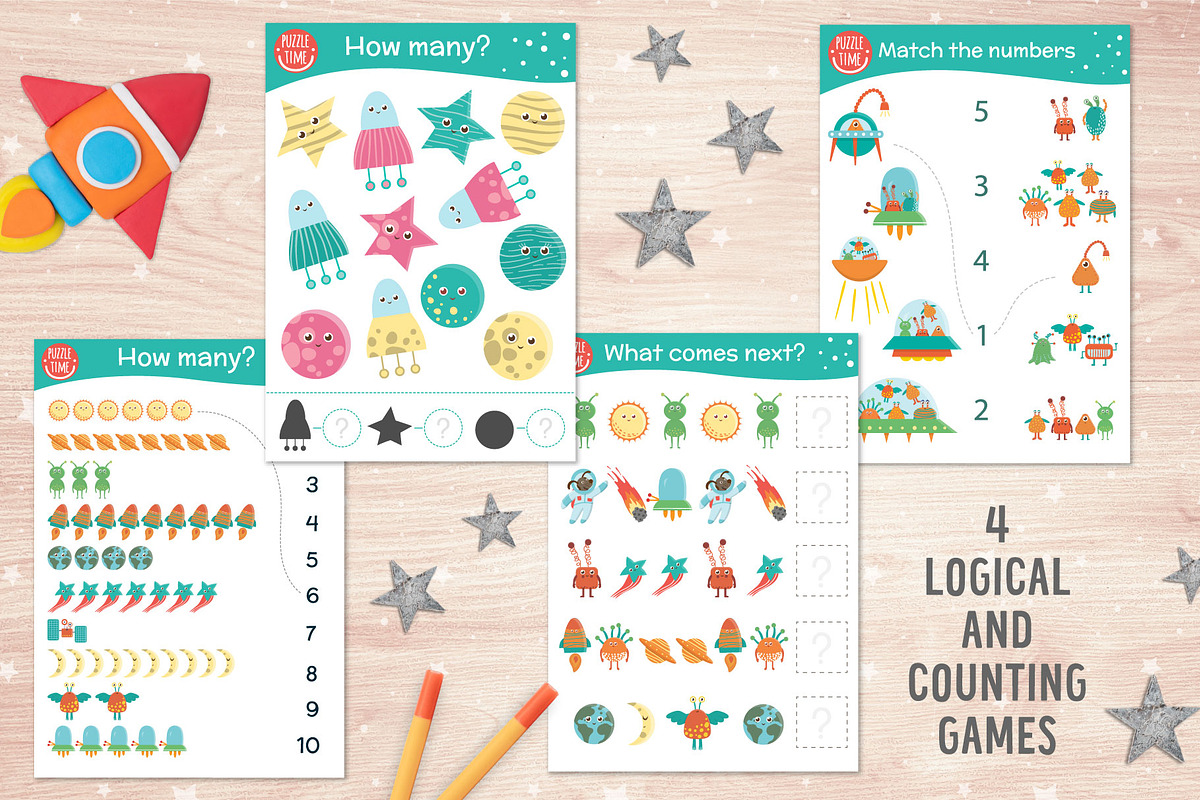 Space Games, an Education Illustration by Lexi Claus (Photo 8 of 13)