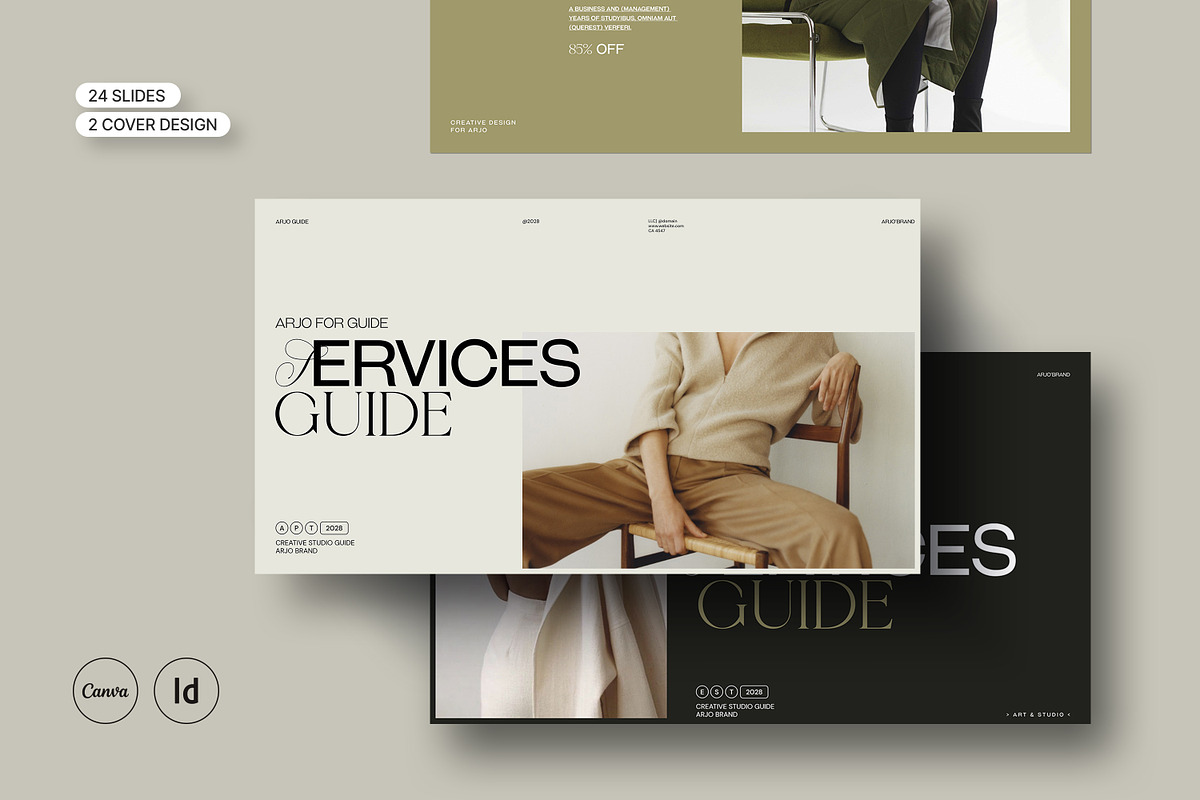 ARJO | Services and Pricing Guide, a Presentation Template by creathrivestudio