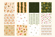 Autumn Hand drawn Seamless Patterns, a Pattern Graphic by Pattern + watercolor (Thumbnail 11 of 13)