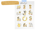 Floral Spring Animals Clipart, Goose, an Animal Illustration by Nicole Branger Art (Thumbnail 17 of 22)