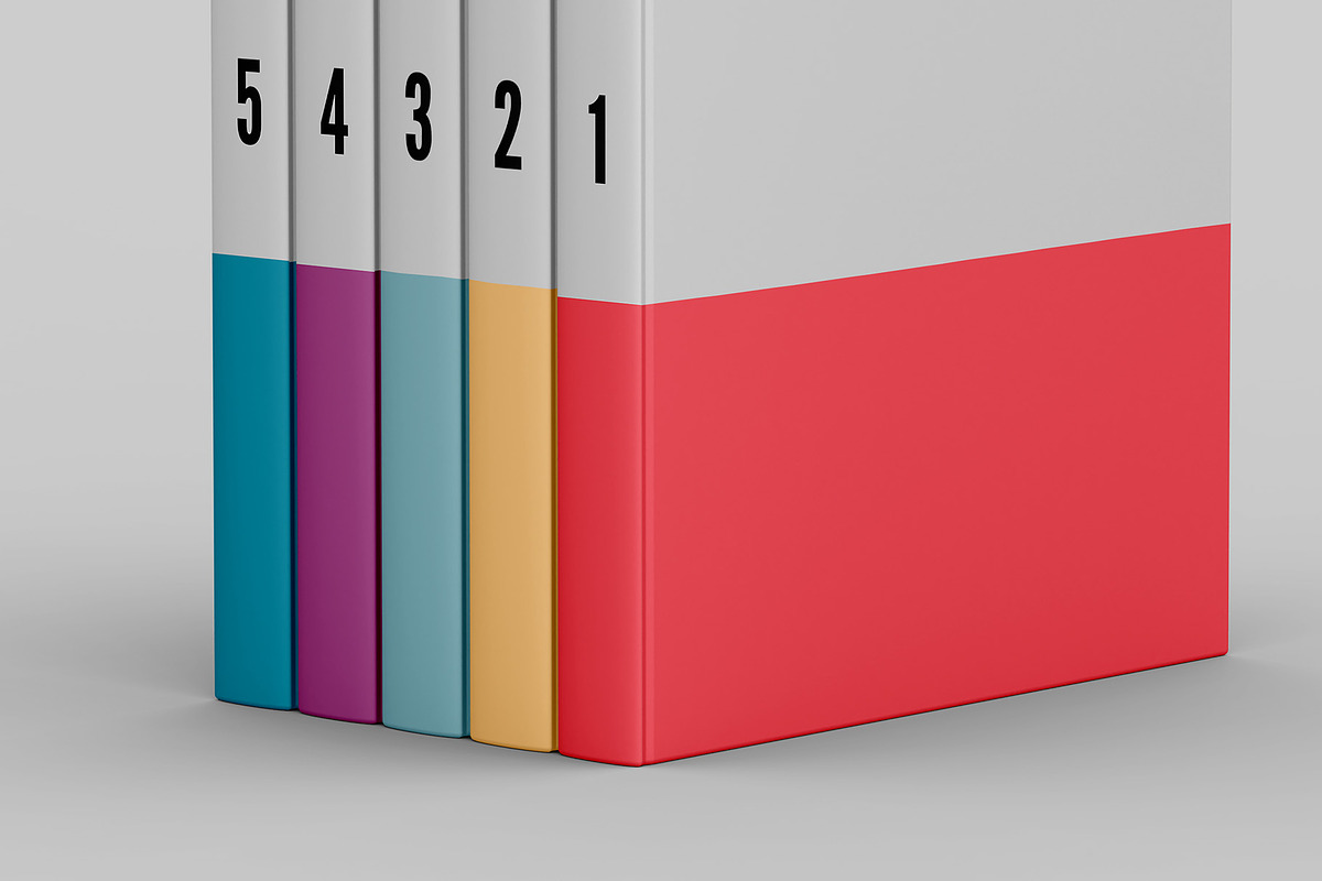 Books Set Mockup - 10 views, a Books & Magazine Mockup by Illusiongraphic (Photo 16 of 21)