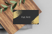 12 golden paint brush strokes, a Texture Graphic by Kat Anti (Thumbnail 4 of 5)