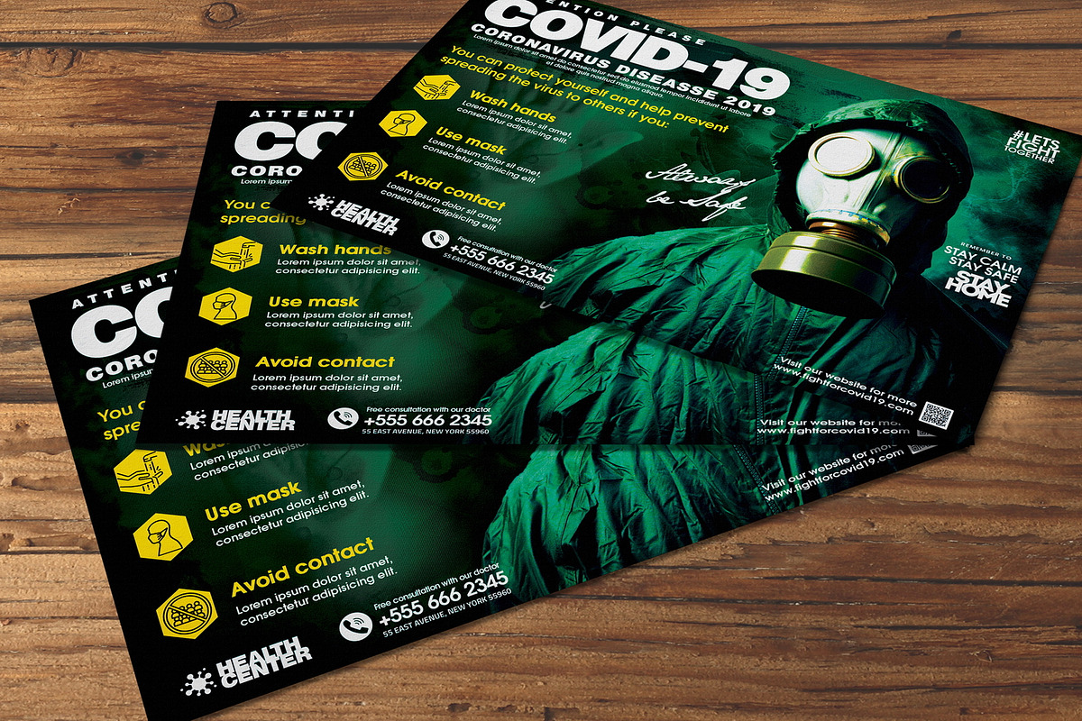 Fight For Corona Flyer, a Flyer Template by Design Addict (Photo 3 of 3)