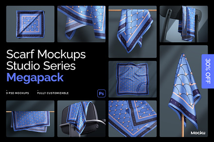 Scarf Mockup - Megapack