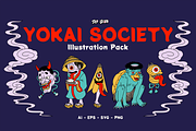 Yokai Society Illustration Pack, an Object Illustration by The Isian (Thumbnail 1 of 3)