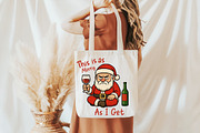 Funny Santa Claus This Is As Merry P, an Illustration by Daily.Designs (Thumbnail 3 of 5)