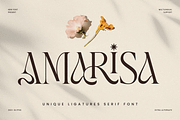 Amarisa - Luxury Editorial Font, a Serif Font by Sensatype (Thumbnail 1 of 12)