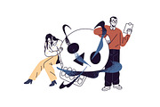 Psychotherapy, psychology concept, a Healthcare Illustration by PaperTrident (Thumbnail 5 of 10)