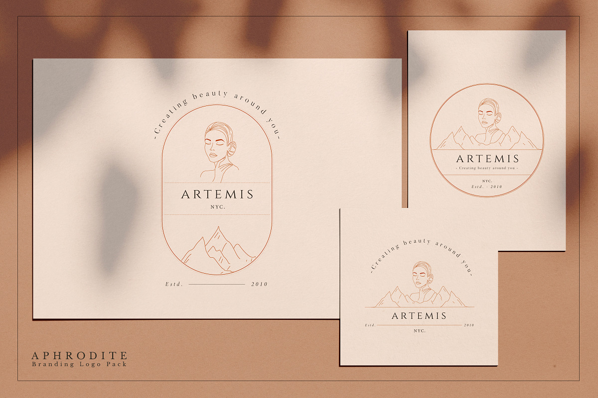 Aphrodite Branding Logos, a Branding & Logo Template by SNIPESCIENTIST (Photo 28 of 32)
