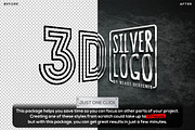 3D Silver Logo Mockup Text Effect, a Layer Style Add-On by Beast Designer (Thumbnail 2 of 2)