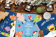 Christmas Bundle Cute Illustrations, a Seasonal Illustration by sceptical cactus (Thumbnail 50 of 62)