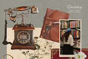 Vintage Books, Letters & Frames, an Object Graphic by alonahaidash (Thumbnail 16 of 19)