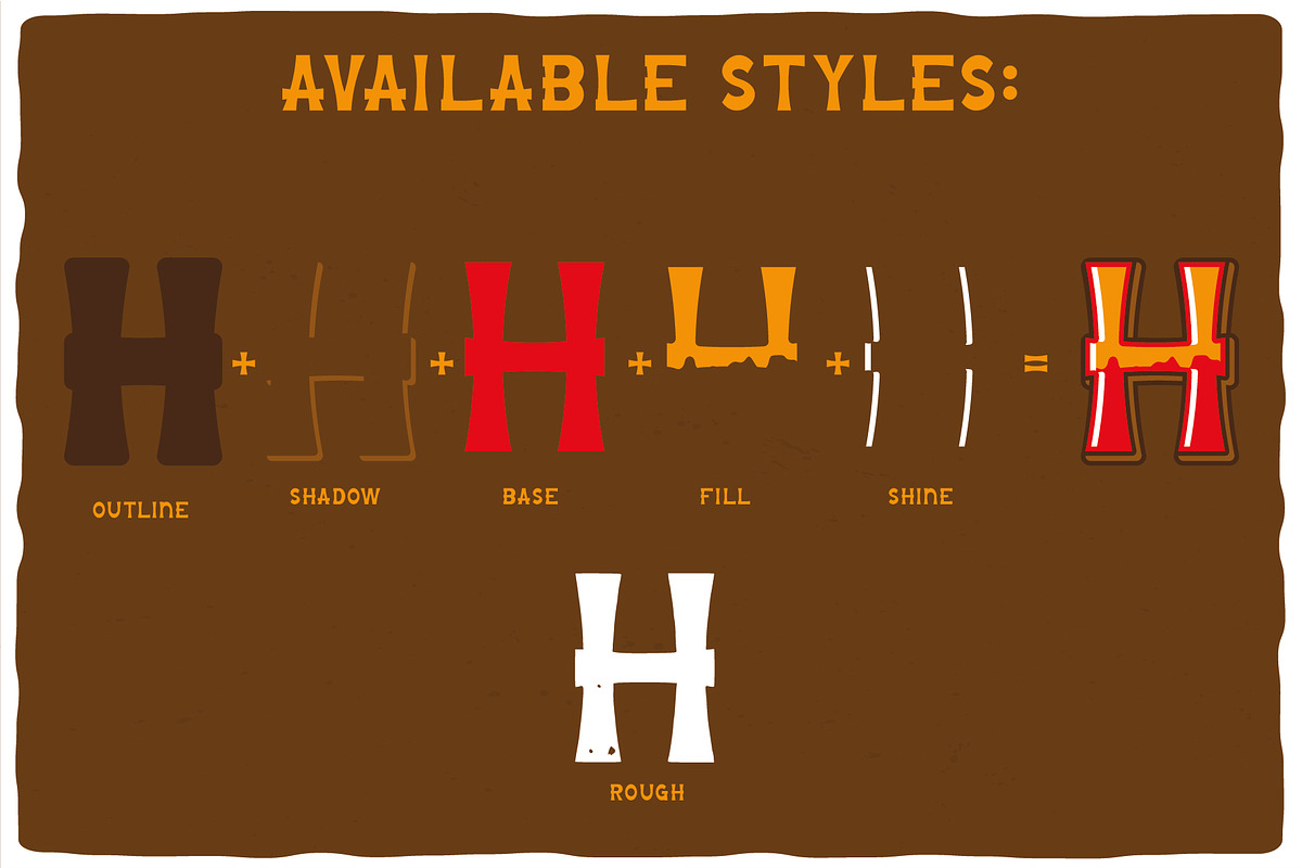 Fire Sauce Layered Font preview 4
