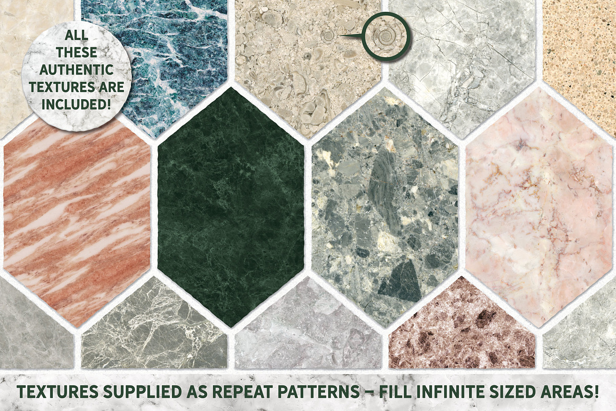 Marble & Stone Collection Photoshop, a Texture Graphic by The Artifex Forge (Photo 9 of 11)
